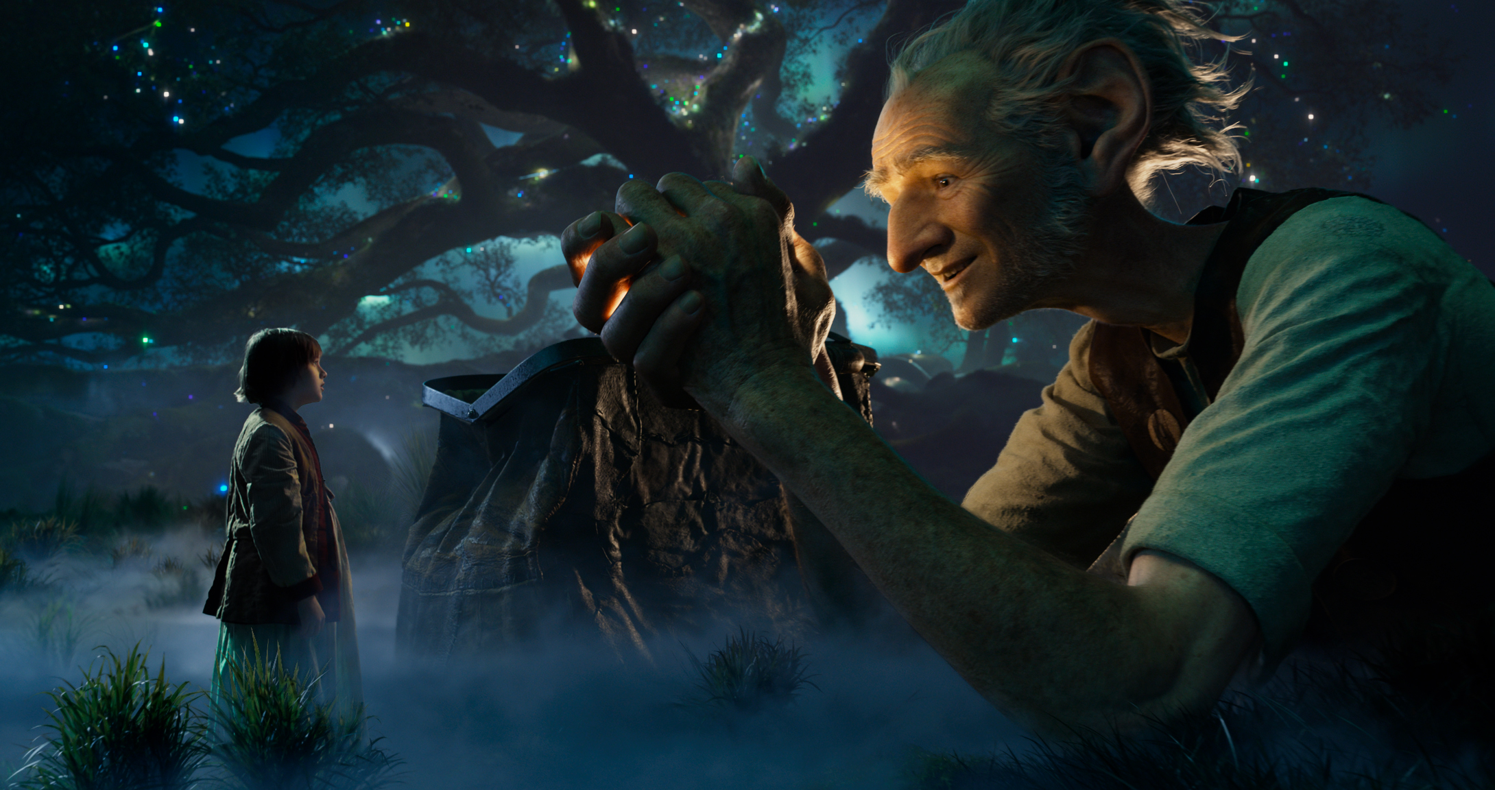 Disney's THE BFG is the imaginative story of a young girl named Sophie (Ruby Barnhill) and the Big Friendly Giant (Oscar (TM) winner Mark Rylance) who introduces her to the wonders and perils of Giant Country Directed by Steven Spielberg, the film is based on the beloved book by Roald Dahl.