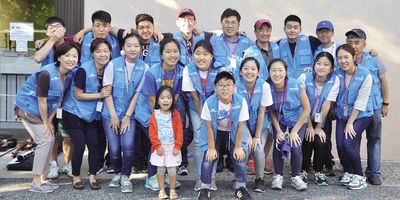'The Corner International' Korean student relief team.
