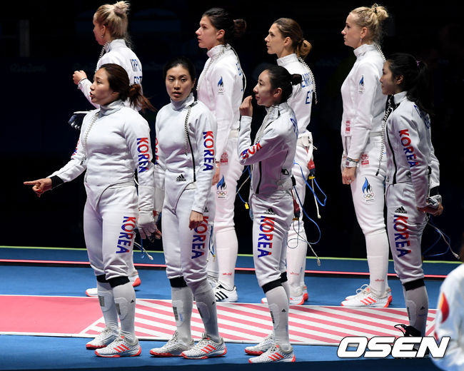 South Korean women's épée team (PHOTO by OSEN)