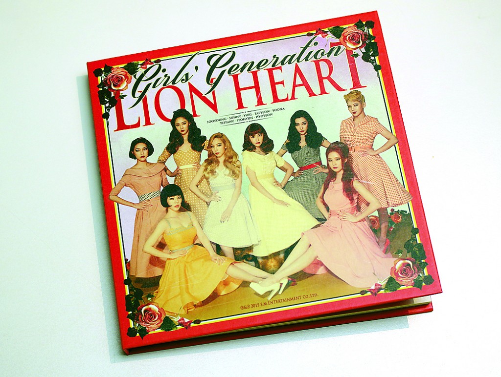 The cover of Girls’ Generation’s fifth album, ‘Lion Heart.’
