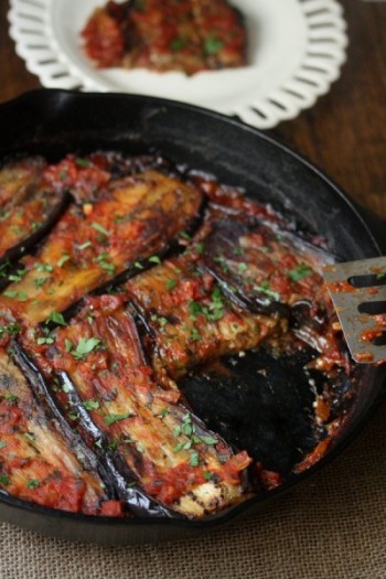 Steamed eggplants with Soy sauce