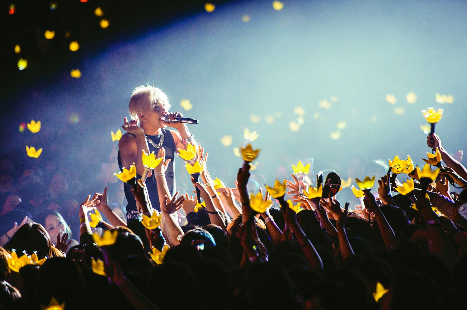 VIP's iconic crown light stick. VIP is the name of BigBang's official fan club.
