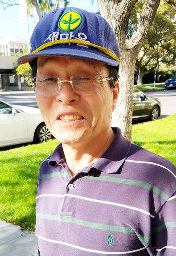 CAPTION: Eui-jin Lee, who donated $2,000 to a homeless man in Koreatown.