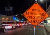 CHP Goes on Maximum Enforcement for Halloween—DUI Could Cost at Least $15K CHP Fourth of July DUI enforcement checkpoint sign at night