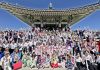 Hundreds gather at Korean Friendship Bell to commemorate 79th Liberation Day