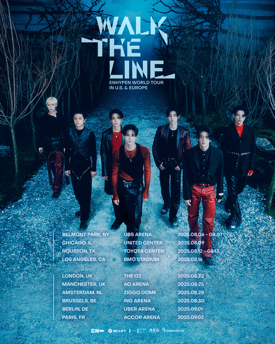 パネライ 希少 Enhypen cities 10 hit to tour Line the Walk トップス