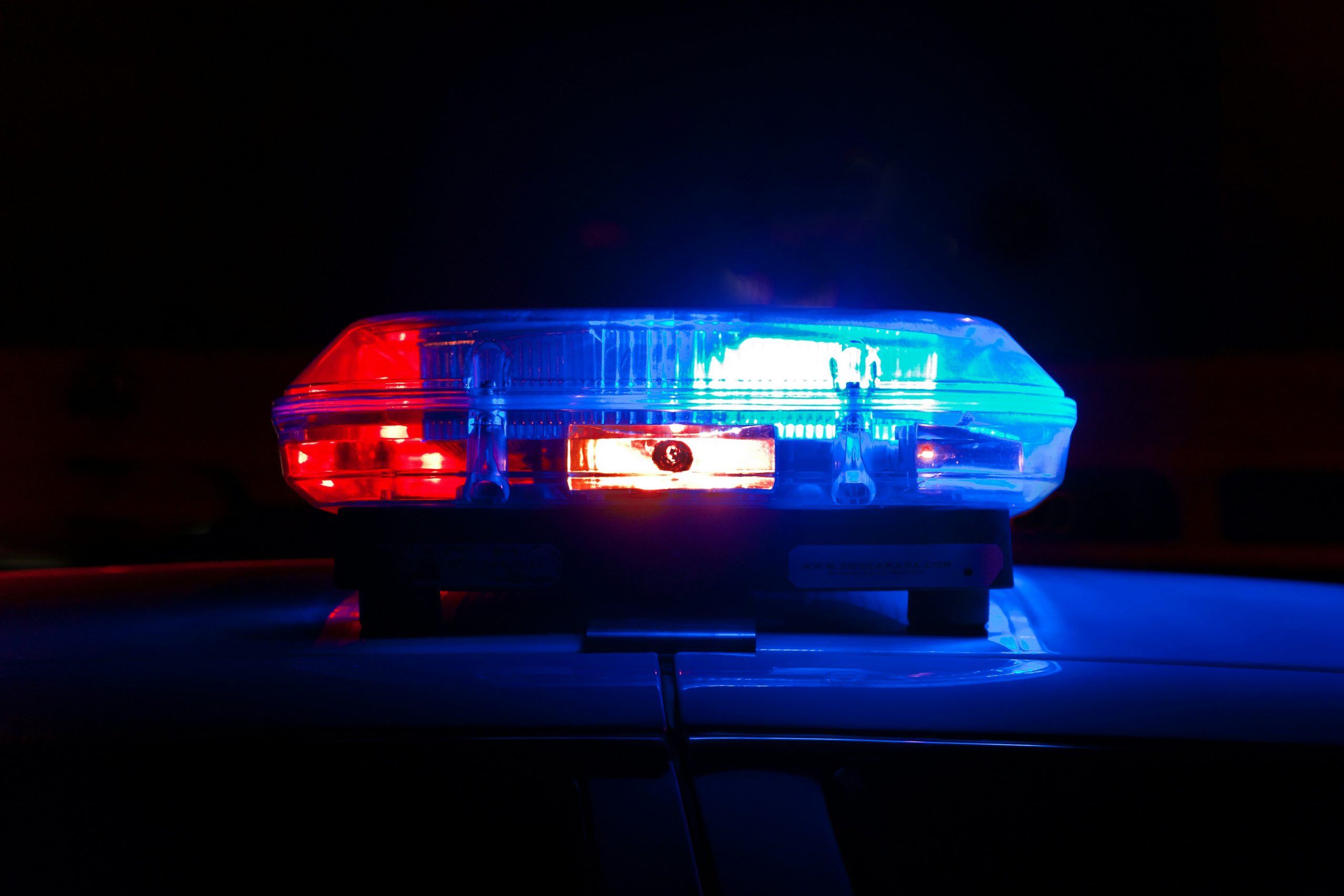 siren light on police car in Korean American motorcyclist killed case