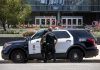LA Police Shootings Jump 55% Even as Crime Falls LAPD officer enters patrol car in downtown Los Angeles amid wrongful detention lawsuit