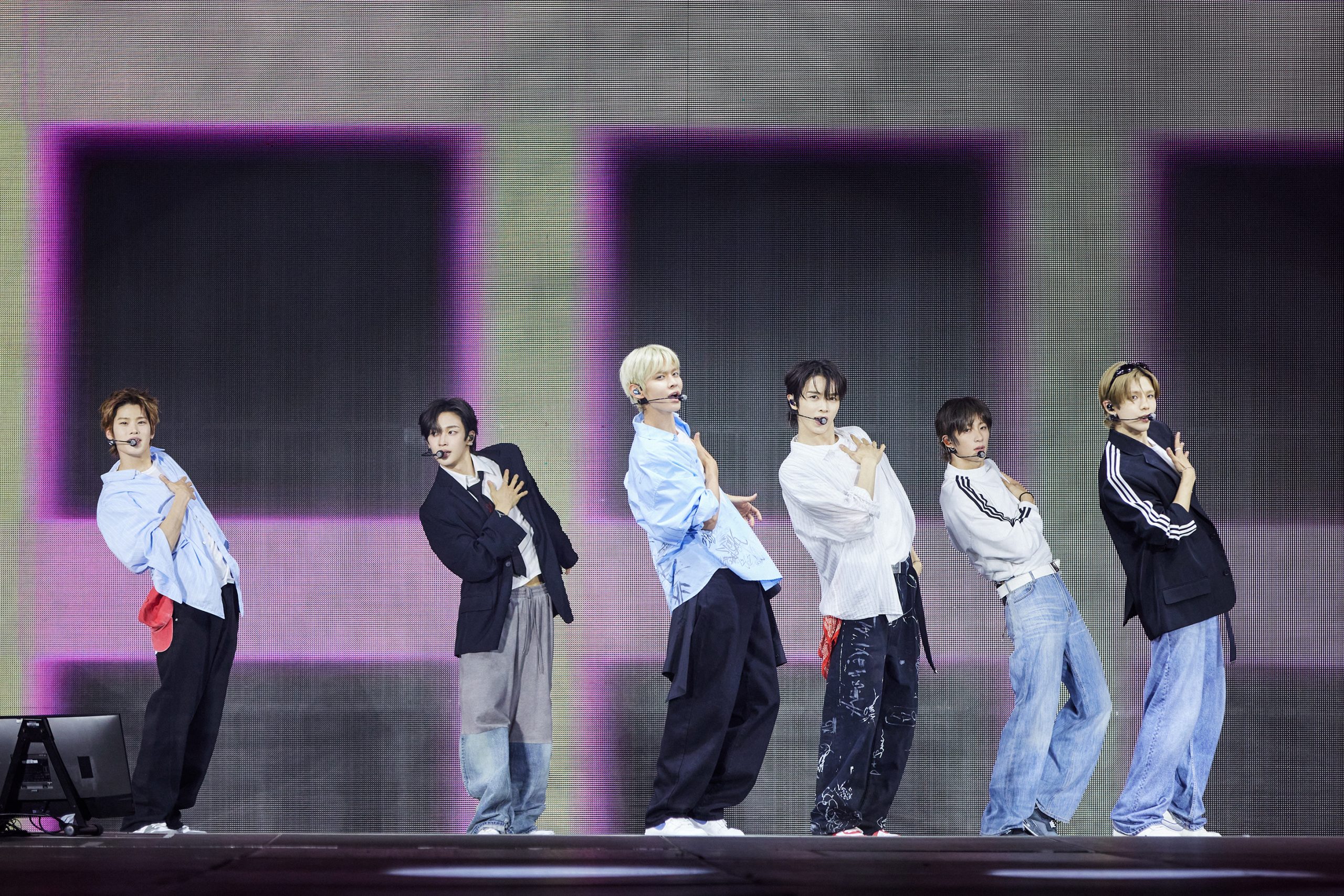 RIIZE performing “Get a Guitar” at SMTOWN Live 2025 LA concert