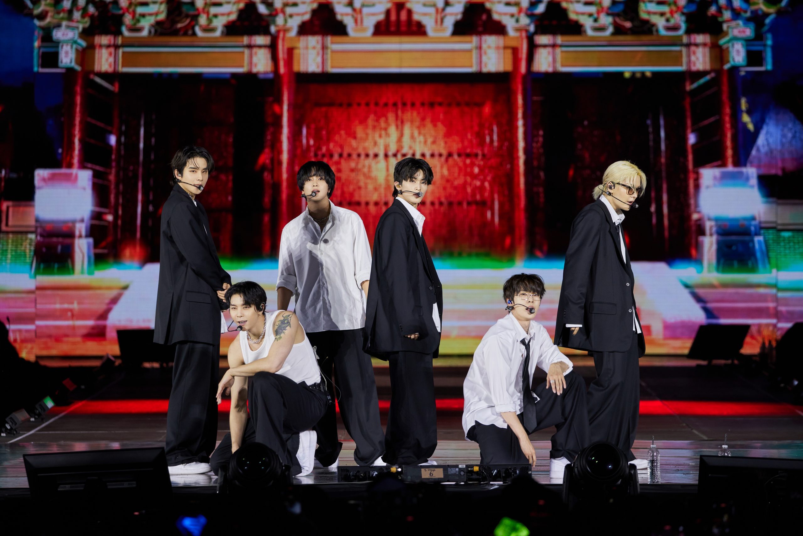 NCT 127 performing "Walk" during SMTOWN Live 2025 LA concert