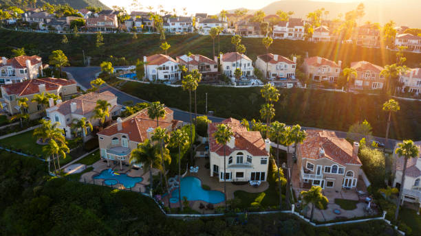 Aerial view of Laguna Niguel in South Orange County, highlighting residential neighborhoods amid rising home affordability challenges.