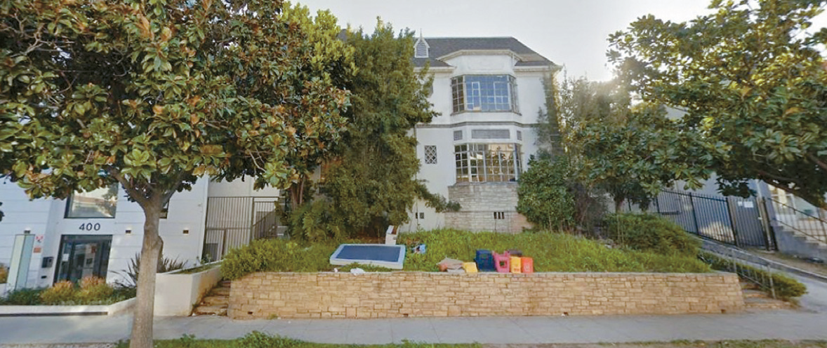 Proposed apartment development site submitted to LA City Planning, shown in a Google Maps satellite view