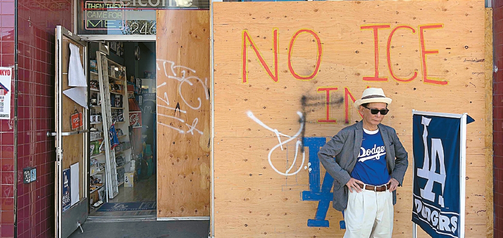 Liquor store owner in Little Tokyo amid LA immigration crackdown