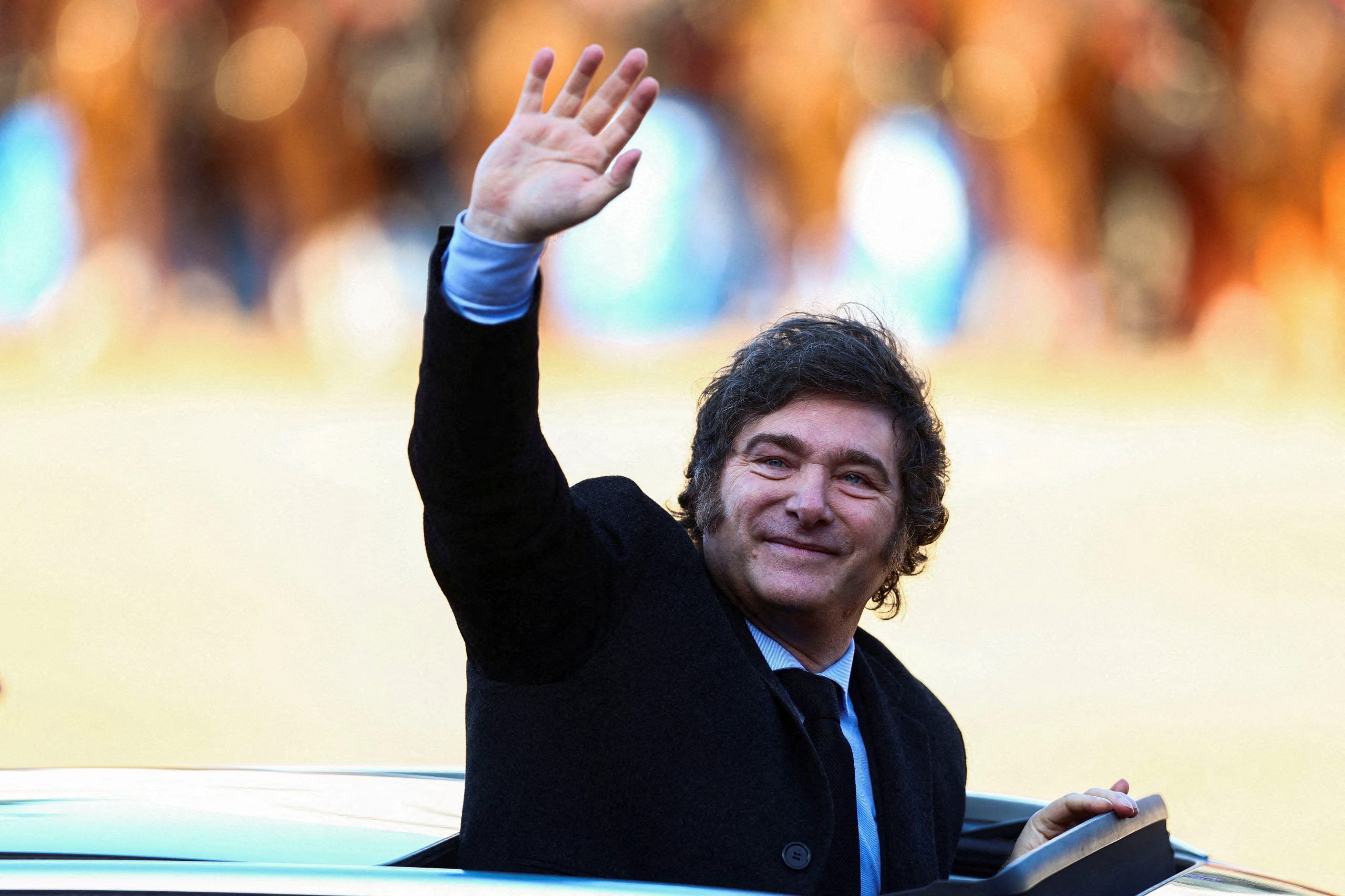 President Javier Milei at Buenos Aires event amid Argentina economic reform support