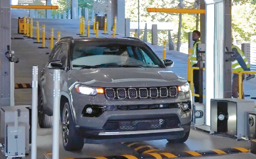 AI car damage detection system used by Hertz at airports