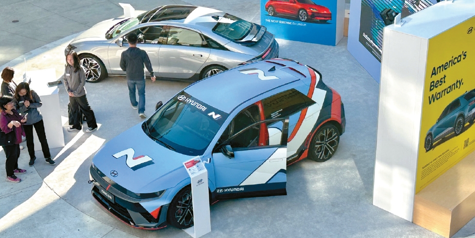 Hyundai EV pop-up event at Buena Park
