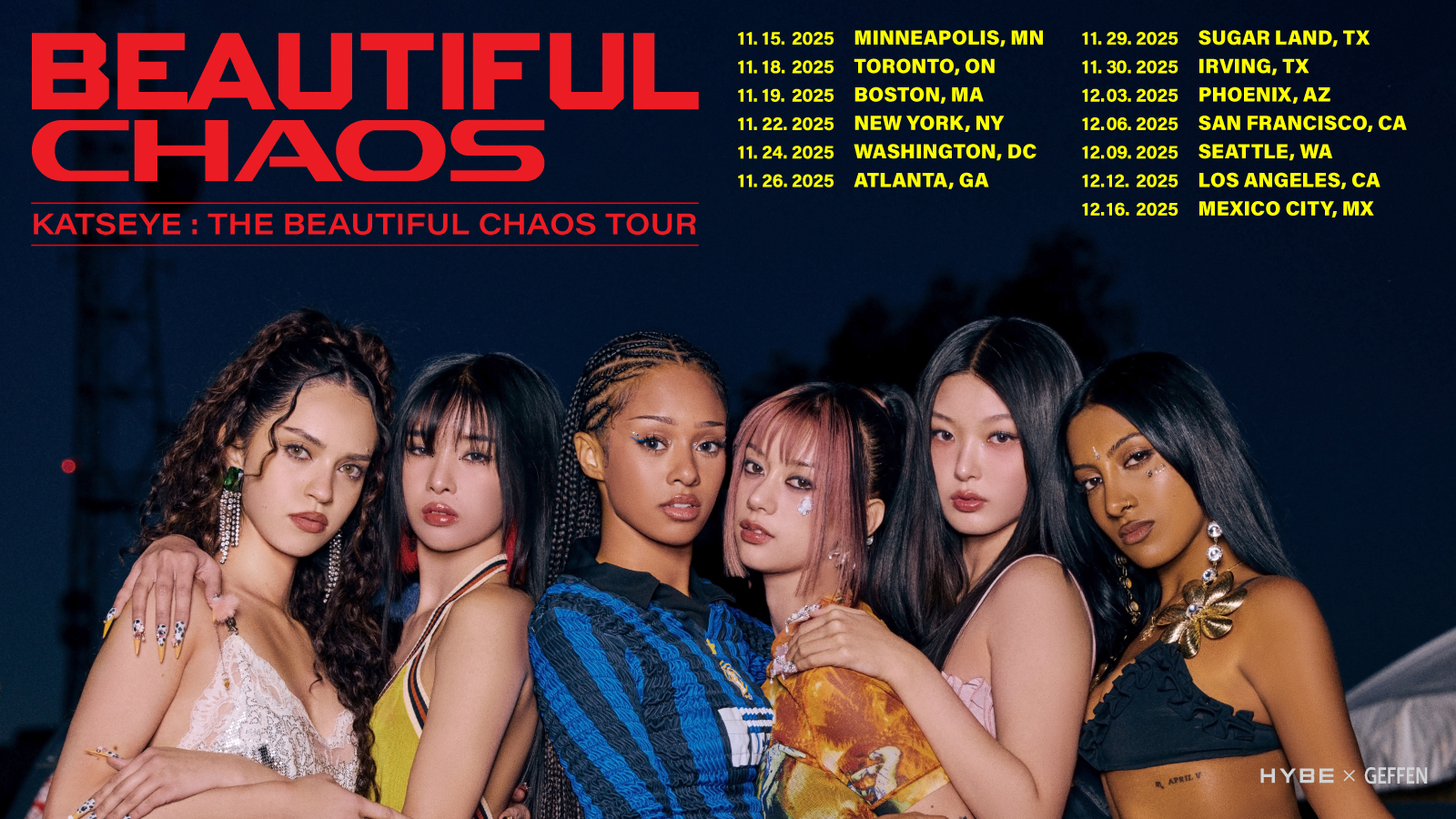 KATSEYE to Launch First North American Tour in 13 Cities