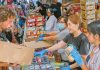 1 in 4 LA County Homes Can’t Afford Enough Food, USC Finds as Koreatown Lines Grow Volunteers distribute groceries outside Immanuel Presbyterian Church in Koreatown on August 29, highlighting LA County food insecurity