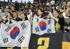 22,937 Fans Pack BMO Stadium for Son Heung-Min LAFC Home Debut Korean American fans wave Taegeukgi during Son Heung-Min LAFC home debut at BMO Stadium