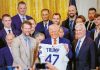 Should the Dodgers Meet Trump? Backlash Grows Over White House Visit LA Dodgers players visit the White House after their World Series win during Donald Trump’s presidency