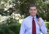 $225K Aide Theft Scandal Puts New Pressure on Becerra’s Governor Run Xavier Becerra speaking at a campaign event as the Becerra campaign scandal unfolds