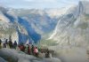 Foreign Visitors Face Costly New National Park Fees Up to $100 Per Person Yosemite National Park view from Glacier Point overlooking Half Dome and Yosemite Valley