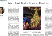 Winter Break Tips for High School Students