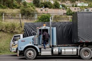 Medium-duty truck driver workplace deaths 2024 reflected in motor vehicle-related job risks