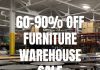 90% OFF Furniture Warehouse Sale in LA