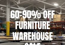 90% OFF Furniture Warehouse Sale in LA