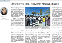 Remembering Samiljeol: Korean American Students